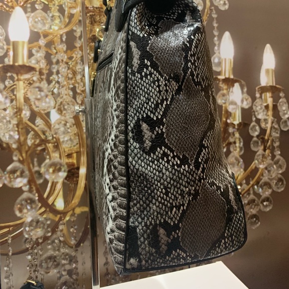 Charming Charlie Bag- Black Python - Picture 10 of 13